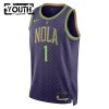 Canotte Bambino New Orleans Pelicans Zion Williamson Nike 2024-25 City Edition Viola Swingman